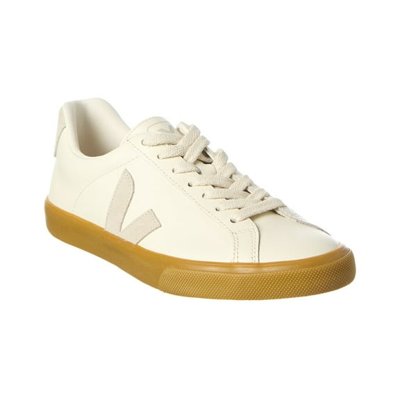 VEJA Esplar Logo Leather Sneaker, 41, White