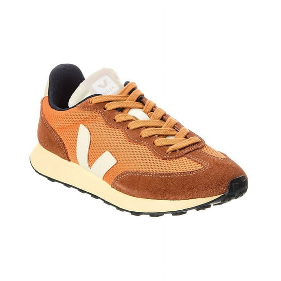VEJA Rio Branco II Mesh & Suede Sneaker, 38, Orange