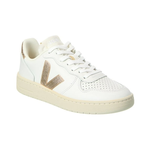 VEJA V-10 Prime Leather Sneaker, 41, White