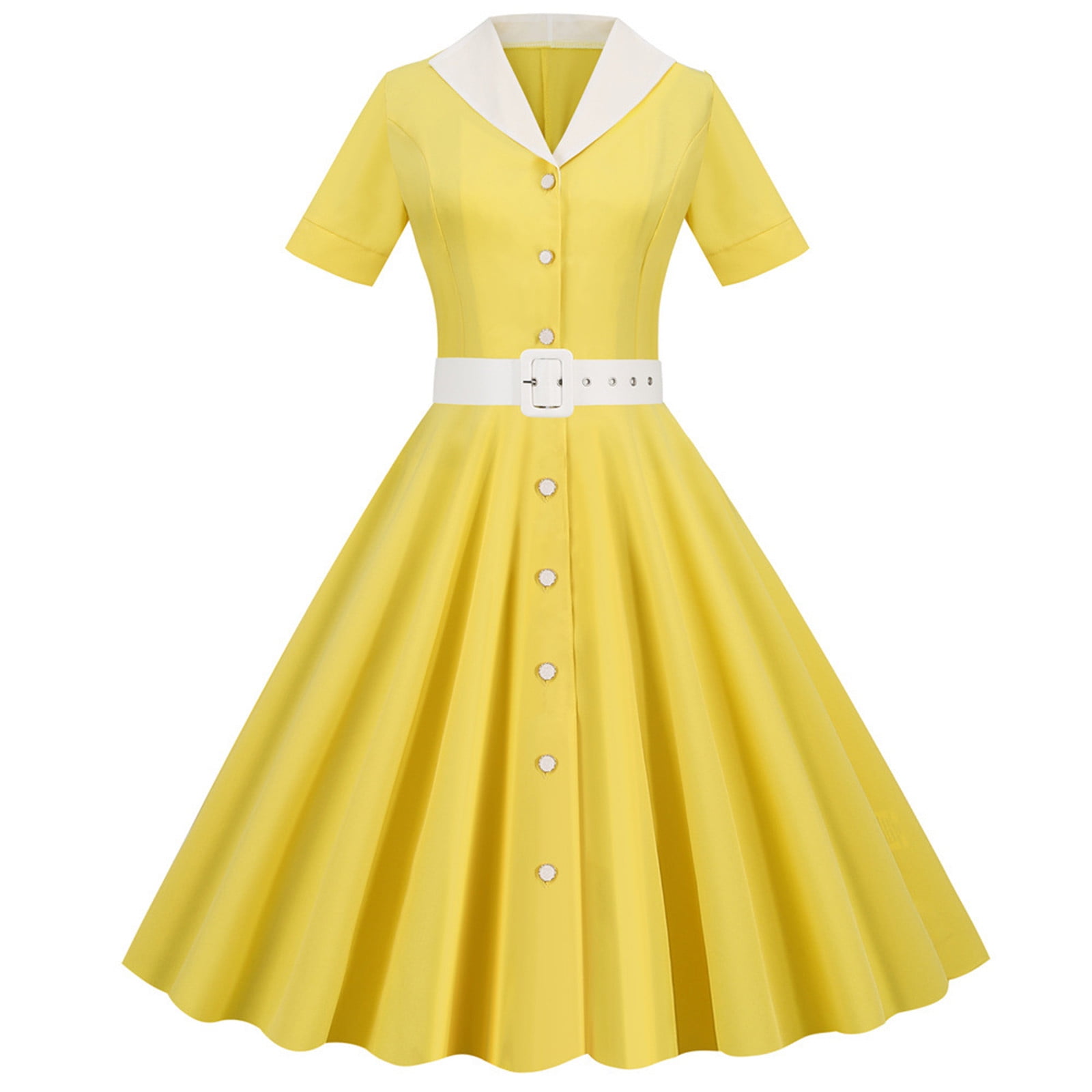 1950s cape patchwork swing cheap dress