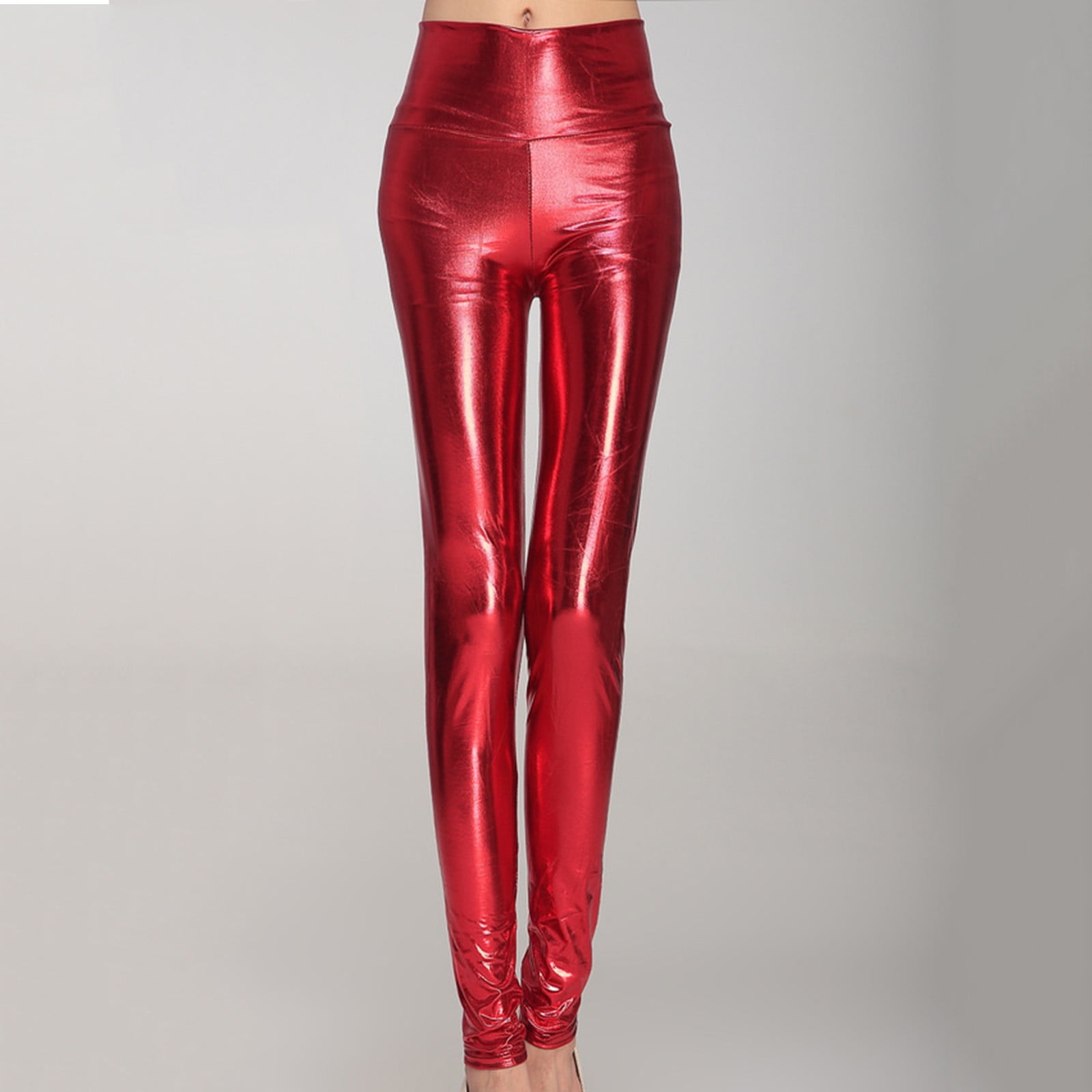Faux leather sequin leggings online