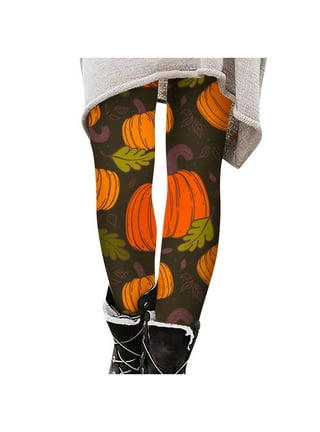  Aflyko Halloween Girls' Leggings Funny Silly Pumpkin  Jack-o-Lantern Ghost Kids Workout Pants Dance Tights 4-10T Multicoloured :  Clothing, Shoes & Jewelry