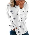 thumbnail image 1 of VEKDONE 2025 Clearance Casual Print Hoodie Sweatshirt for Women Fall Long Sleeve Drawstring Hooded Blouse Loose Fit Lightweight Comfy Pullover 2025 Trendy Crewneck Tops, 1 of 4