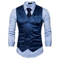 thumbnail image 1 of VEKDONE 2025 Clearance Mens Victorian Vest Steampunk Double Breasted Suit Vest Slim Fit Brocade Floral Waistcoat Blazer Vest, 1 of 5