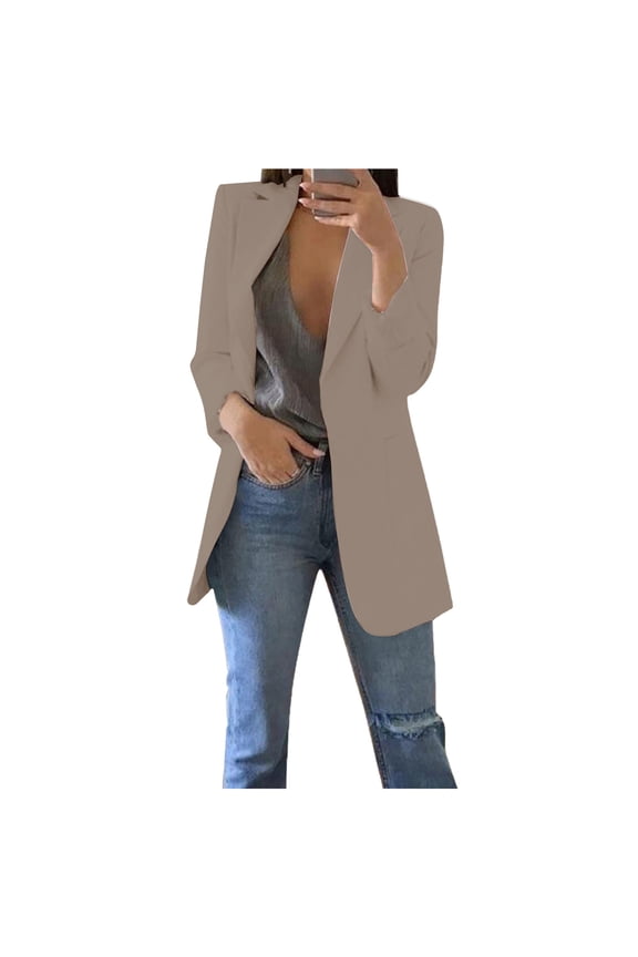 2025 Clearance Womens Faux Leather Short Jacket Zip Up Moto Biker Slim Fit Jackets Coat Lightweight Bolero Motorcycle Outwear Khaki X-Large