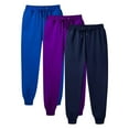thumbnail image 1 of VEKDONE 3 Pcs Sweatpants for Women Plus Size Drawstring Joggers with Pockets Fall Fashion Loose Fit Sweat Pants Solid Color Tapered Pants, 1 of 3