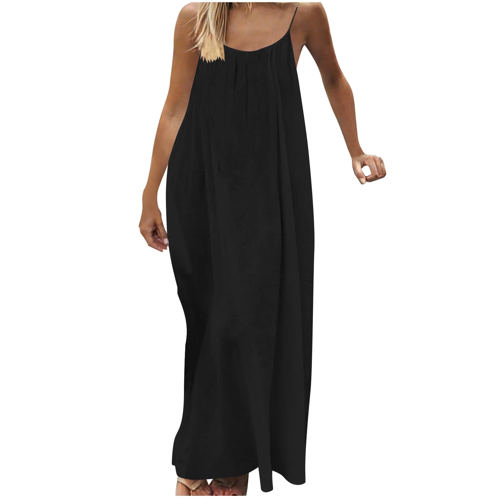 sheath/column sleeveless spaghetti straps floor-length ruffles spandex dresses Sheath/Column Spaghetti Straps Sleeveless Sweep/Brush Train Dresses main image 1