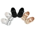 thumbnail image 1 of VEKDONE Girl's Dress Shoes Mary Jane Glitter Wedding Party Princess Shoes for Toddler Little Big Kids Silver,11, 1 of 10