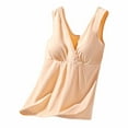 thumbnail image 1 of VEKDONE Support Nursing Tank Tops for Breastfeeding, Comfort Stretch Maternity Nursing Tank Top,Modert Vests Maternity Pajama Tops Nursing Cami Sleep Bra with Built in Bra Beige L, 1 of 5