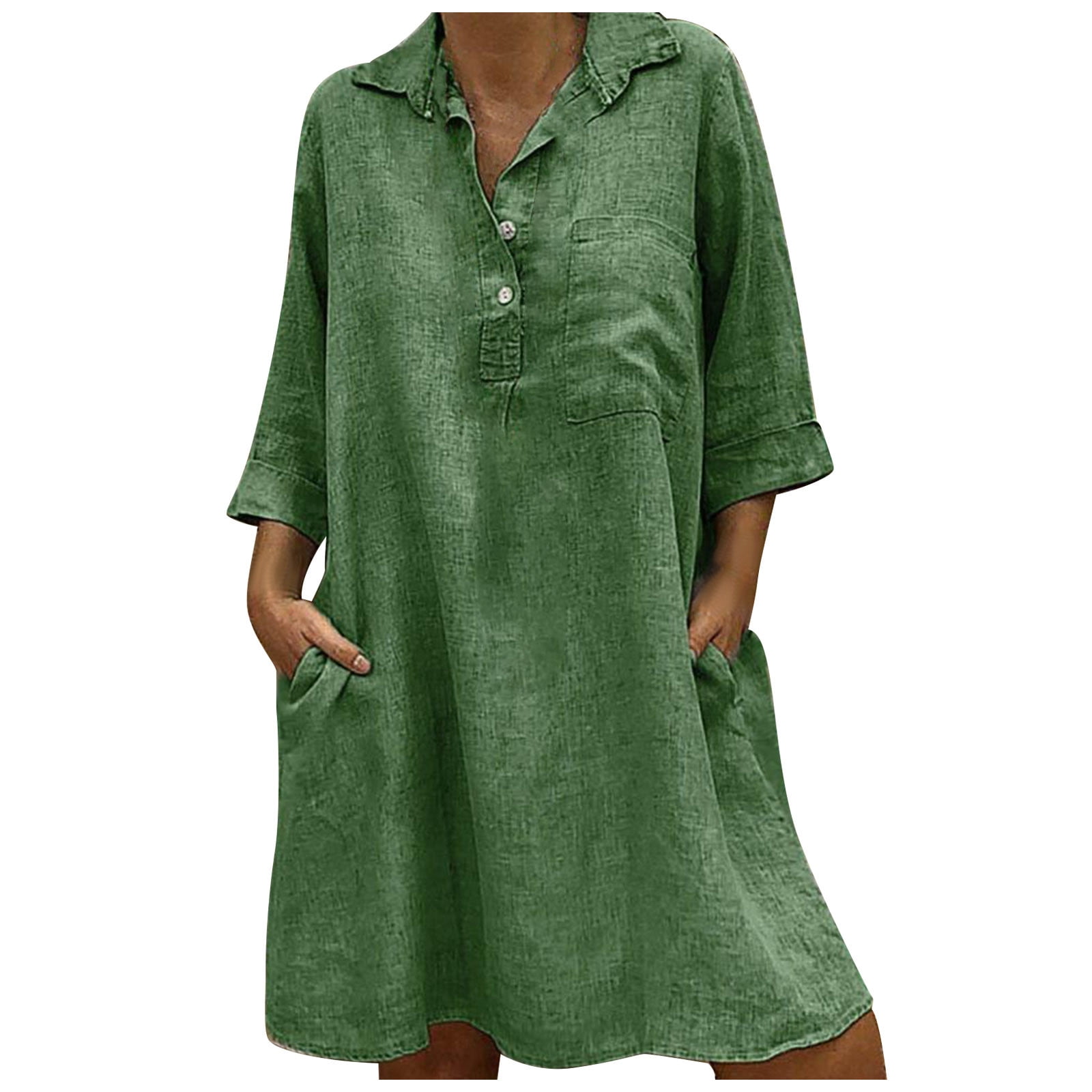 petite mother of the bride groom dresses A-Line Dress Wedding Guest Elegant V Neck K Color:Terracota Plaid Maxi Dress - special-price-jpy_1