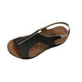 thumbnail image 1 of VEKDONE Dress Sandals for Women Women's Fashion Casual Summer New Large Size Solid Color Open Toe Thick Bottom Wedge Sandals, 1 of 6