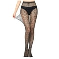 thumbnail image 1 of VEKDONE Fishnet Stockings, Black Fishnet Tights Thigh High Stockings Suspender Pantyhose, 1 of 5