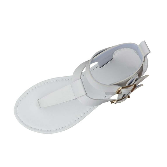 VEKDONE Gladiator Sandals Women Women's Fashion Casual Comfortable Belt Buckle Spring And Summer New Breathable Low Heel Sandals