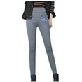 thumbnail image 1 of VEKDONE Leggings for Women Lined Fleece Thickened Plush Tights Winter High Waisted Stretchy Yoga Long Pants Casual Lightweight Plus Size Jogger Pant Gray L, 1 of 7