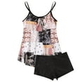 thumbnail image 1 of VEKDONE Plus Size Swimsuit for Women 2026 Sexy Strap Tie-Dye Tunics Swimwear 2 Piece Sets Summer Beach Party Tankini Bathing Suit Multicolor S, 1 of 5