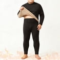 thumbnail image 1 of VEKDONE Plus Size Thermal Underwear for Men Long Johns Set Fleece Lined Heat Retention Underwear Base Layer Top And Bottom Set for Cold Weather, 1 of 7