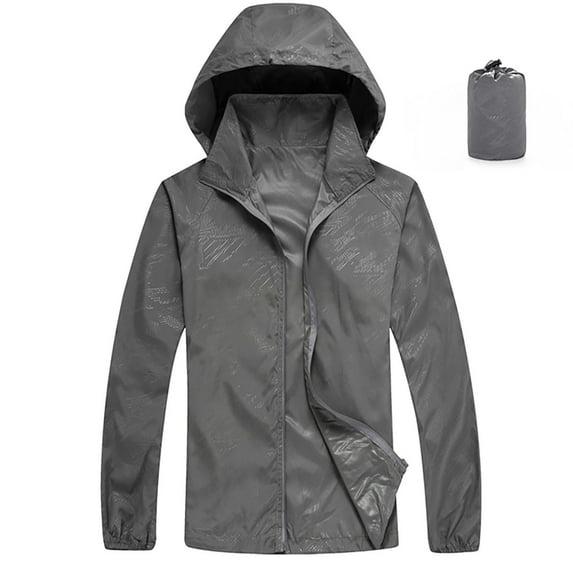 VEKDONE Rain Jackets For Hoodie Women Lightweight Waterproof Rain Coats Hiking Active Packable Raincoat Windproof Windbreaker with Pockets Hooded Jacket