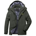 thumbnail image 1 of VEKDONE Winter Fleece Lined Jackets for Women Plus Size Plush Warm Hooded Jacket Outdoor Thicken Mountain Hoodies Coat with Pockets Green XXXXXXXL, 1 of 3