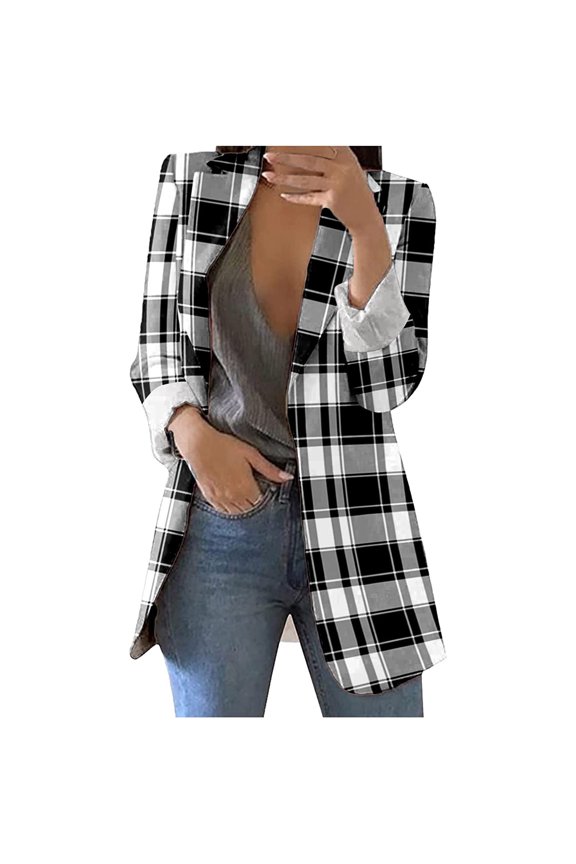 Women Fall Blazer Snakeskin Printed Long Sleeve Blazer Jacket Coat Oversized Lapel Blazers 2026