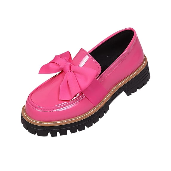 KEGIRLOM Women's Casual Versatile Thick-Soled Non Loafers Plus Size Spring/Summer Style Comfortable Fashionable And Versatile Shoes/Slippers. Pink 7.5