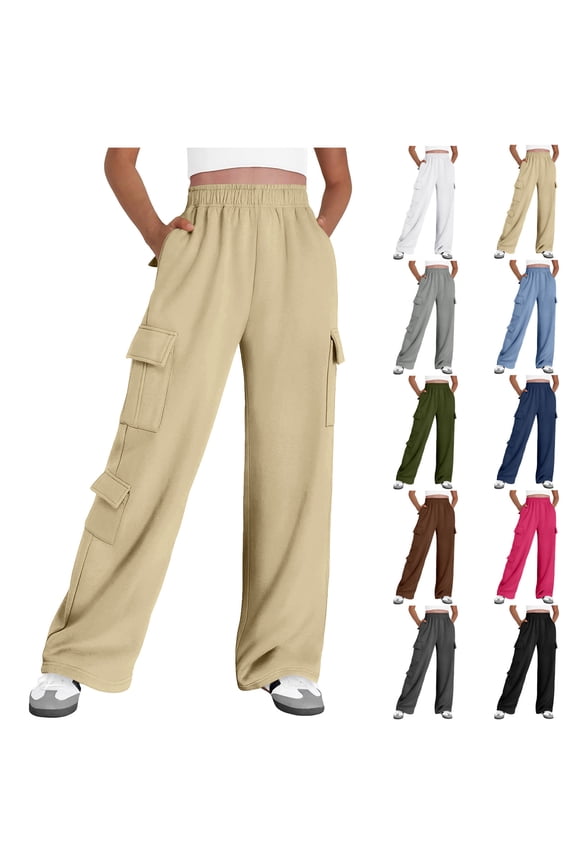 Women's Outdoor Snow Pants Thick Fleece Lined Sports Trousers Hiking Trekking Ski Waterproof Long Pants with Pockets