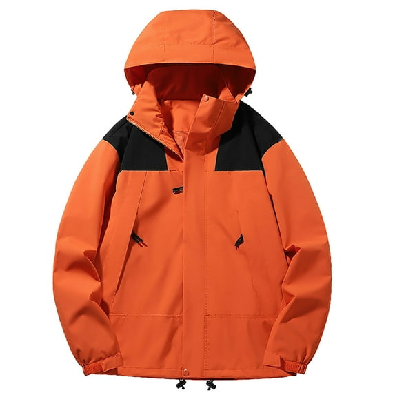 VEKDONE Womens Rain Jacket Packable Lightweight Softshell Hood Casual Hiking Travel Jacket Outdoor Raincoat Fall Long Sleeve Waterproof Windbreaker with Pockets