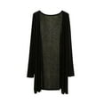 thumbnail image 1 of VEKDONE Womens Summer Long Kimono Cardigan Short Sleeve Open Front Lightweight Jacket Casual Loose Rash Guard Cover Ups Housewear Cardigans, 1 of 5