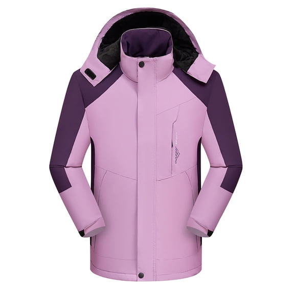 VEKDONE Womens Winter Snow Jacket Mountain Hiking Jacket Windbreaker Rain Coat Plus Size Outdoor Jacket Fleece Lined Down Coat Fall Winter Climbing Ski Warm Jackets