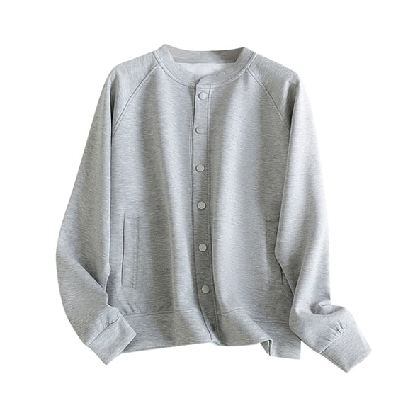 VEKDONE Womens Winter Sweater Coats Button Down Mock Neck Open Front Cardigan Solid Color Soft Cotton Jackets Loose Fit Comfy Fall Outerwear