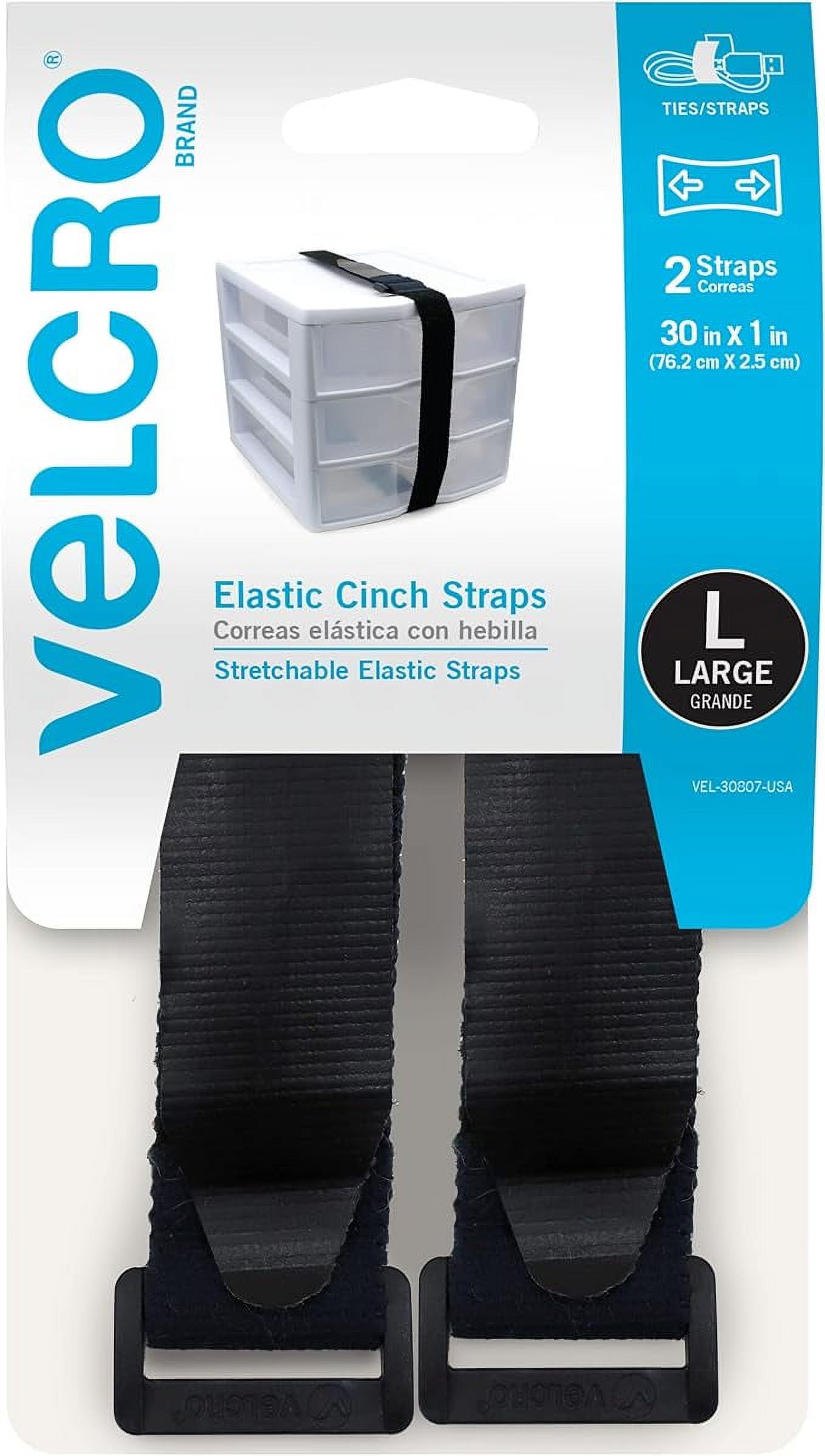 VELCRO Brand AllPurpose Elastic Straps Strong & Reusable Perfect