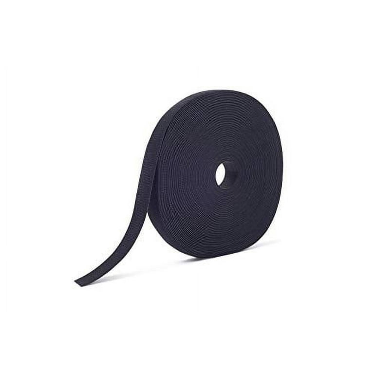 VELCRO Brand Cut to Length Straps 25 Yards x 3/4 Wide Width for Strength  and Durability Double Sided Self Gripping Roll, Black, 189645