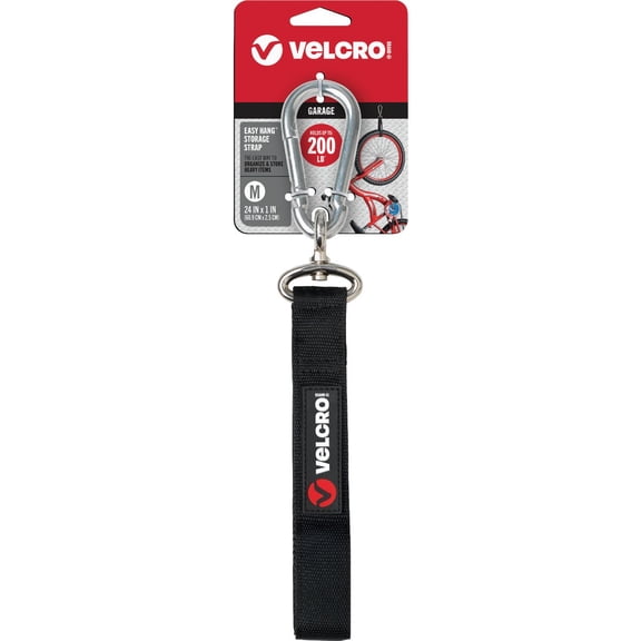 VELCRO Brand Easy Hang Storage Strap with Carabiner - Pack of 2