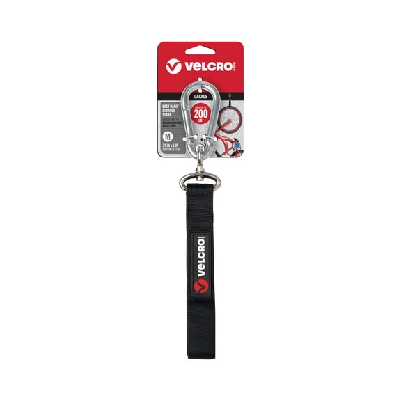 VELCRO Brand Easy Hang Storage Strap with Carabiner - Single Pack