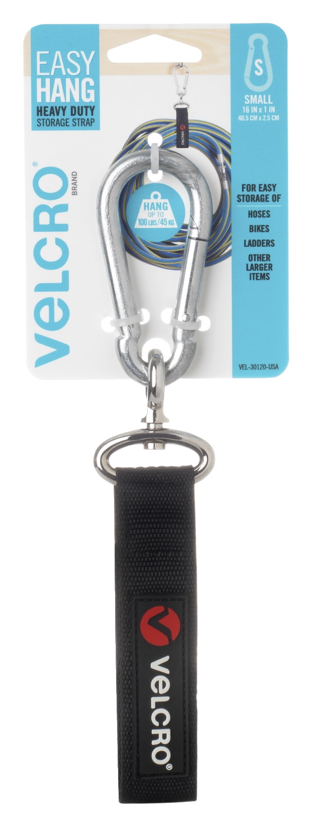 VELCRO Brand Easy Hang Strap, Heavy Duty Outdoor Storage Extension