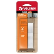 VELCRO Brand Sticky Back for Fabrics | Permanent Sticky Back Fabric Tape for Alterations and Hemming | Peel and Stick - No Sewing, Gluing, or Ironing | Cut-to-Length Roll, 24 in x 3/4, White