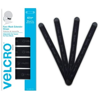 VELCRO Brand ECO Collection Industrial Strength Strips 3in x 1 3/4in 2ct  Black