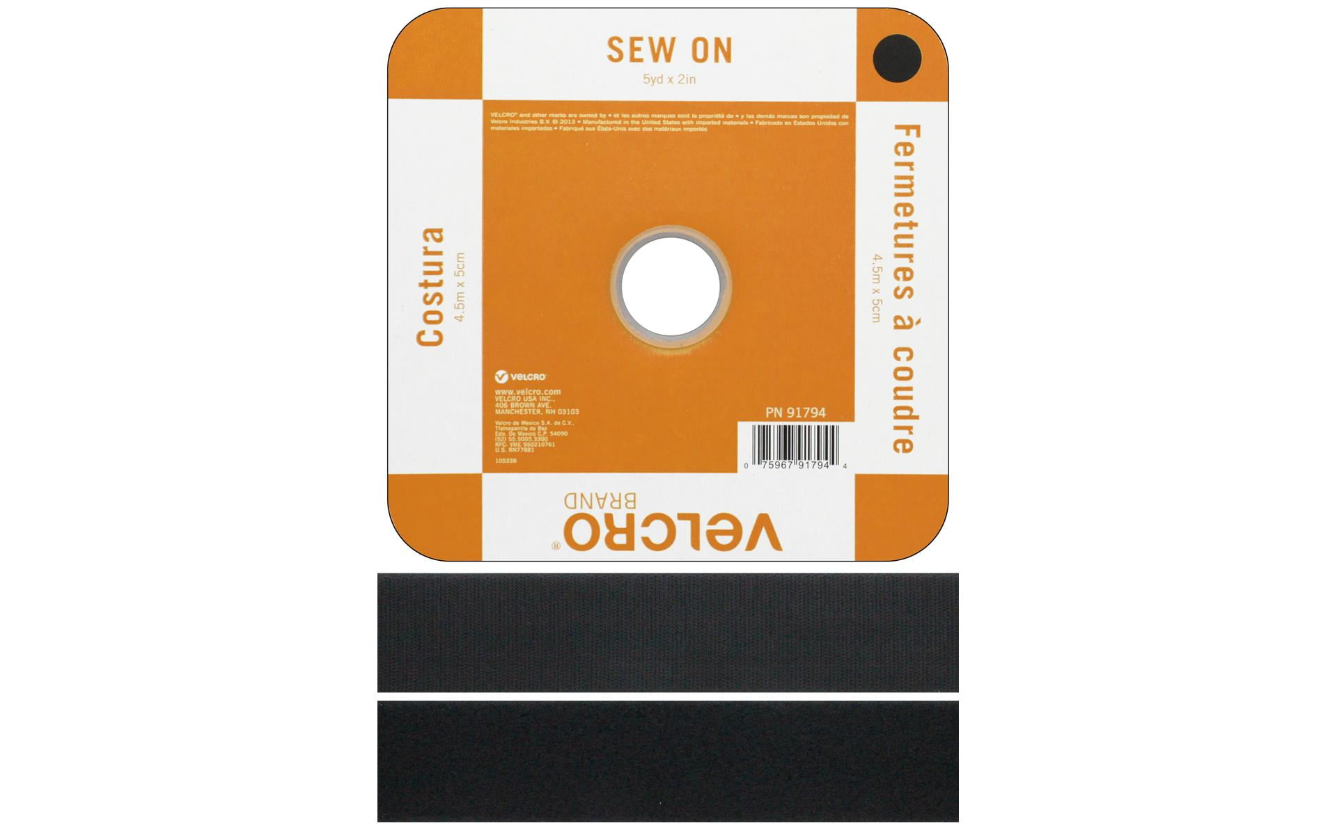 Velcro Brand Sew-On Tape,Blk,150ft. L,2 W,Hook 172208, 1 - Kroger
