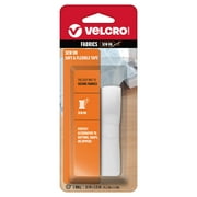 VELCRO Brand Sew On Soft and Flexible 30in x 5/8in Roll White