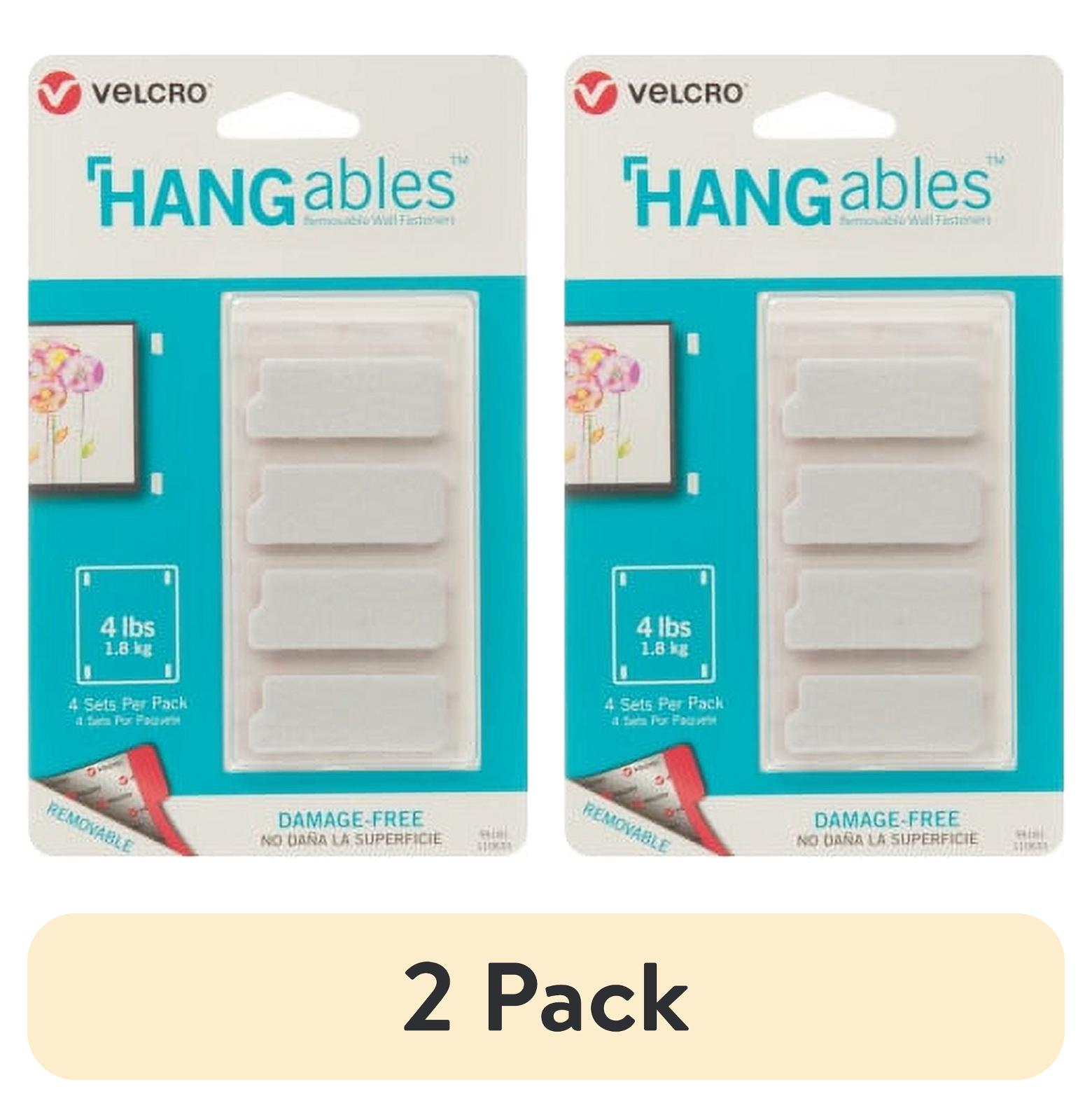 (2 pack) VELCRO Brand HANGables Removable Wall Fasteners Decorate Without Damaging Your