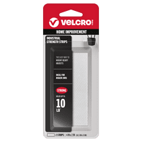 VELCRO Brand Industrial Strength Hook & Loop Fasteners Stick-On Adhesive | Holds up to 10 lbs on Smooth Surfaces | Indoor Outdoor Use, Strips, 2 Sets, 9020, 4in x 2in Size (2pk)