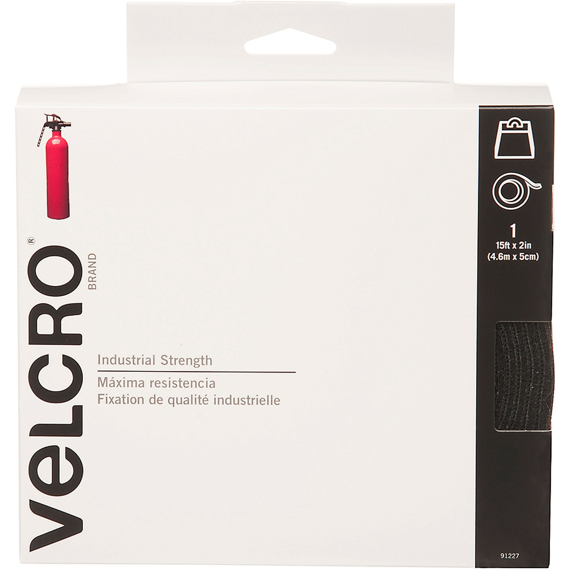 VELCRO Brand Industrial Strength, 15' x 2" Tape, Black - image 1 of 4