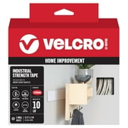 VELCRO Brand Industrial Strength Tape | Indoor & Outdoor Use | Superior Holding Power on Smooth Surfaces | 15ft x 2in Tape | White