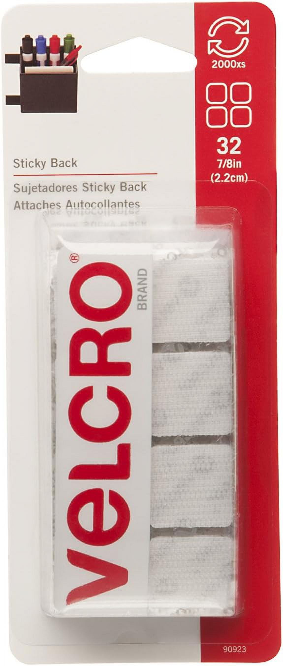 Velcro® Tape, Combo Packs, 3/4 in x 15 ft, Clear, 1/Case (VEL150) 