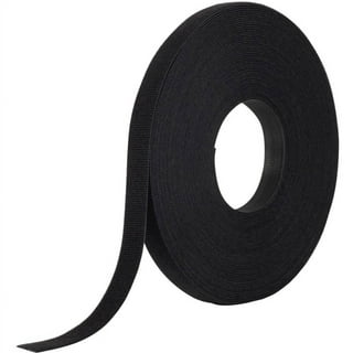 Double sided velcro cable tie, 10mm x 5m, black color - SOMI NETWORKS