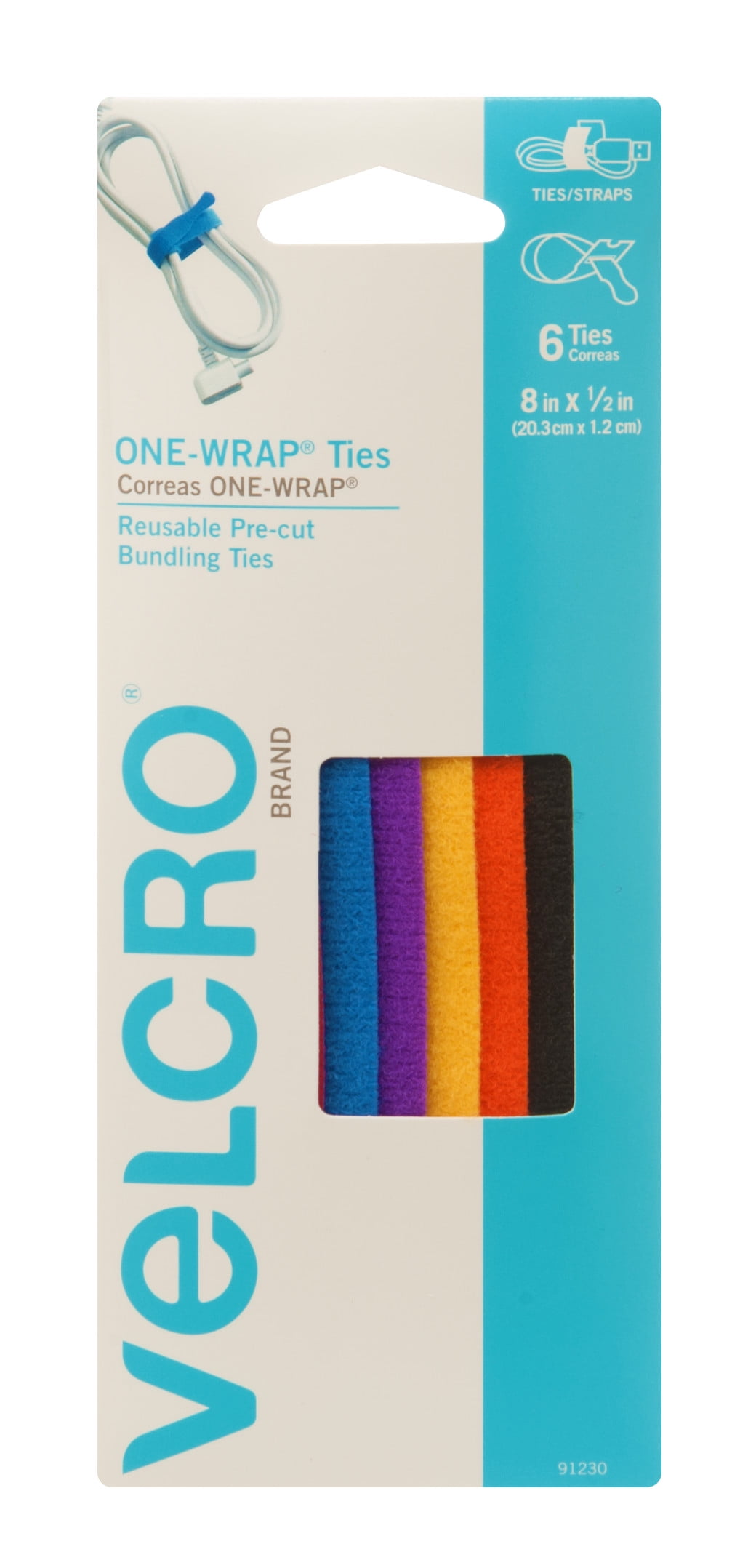 VELCRO Brand One-Wrap Cable Ties, Arts, Crafts, Wires and Cords