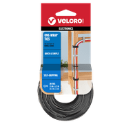 VELCRO Brand ONE-WRAP® Ties | Strong & Reusable | Perfect for Fastening Wires & Organizing Cords | Black/Gray, 15in x 1/2-Inch | 30 Count (94257)