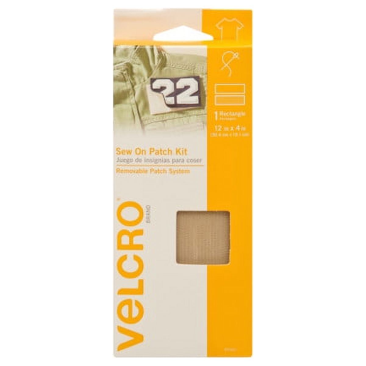 VELCRO Brand ECO Collection Stick On Adhesive Strips 2.5in x 3/4in 30%  Recycled Material, 8 Ct White