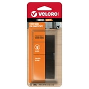 VELCRO Brand Sticky Back for Fabrics, No Sew Hemming, Costumes, Easy Wardrobe Repair 24in x 3/4in Black Tape