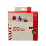 VELCRO Brand - Sticky Back Hook and Loop Fasteners   Peel and Stick Permanent Adhesive Tape Keeps Classrooms, Home, and Offices Organized   Cut-to-Length | 30ft x 3/4in Roll White