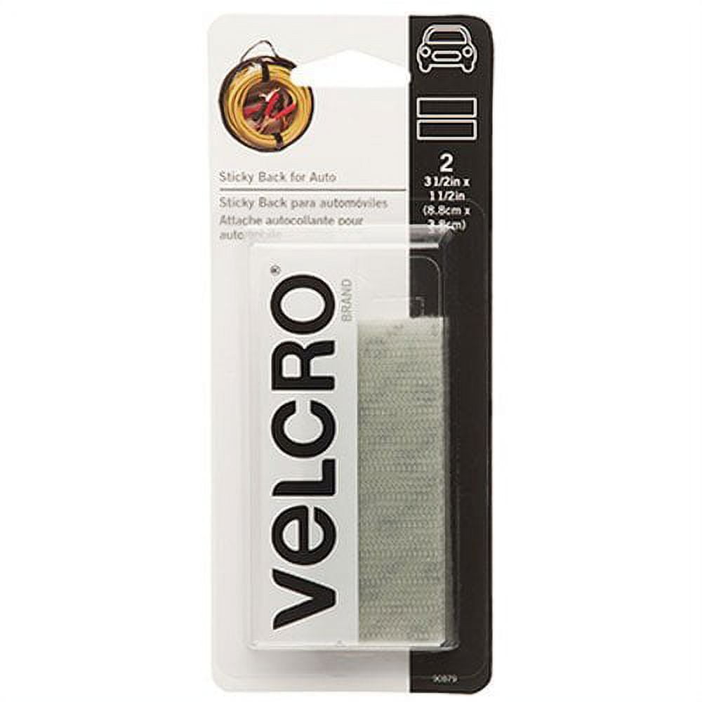 VELCRO Brand - Sticky Back for Auto - 3 1/2 x 1 1/2 Strips, 2